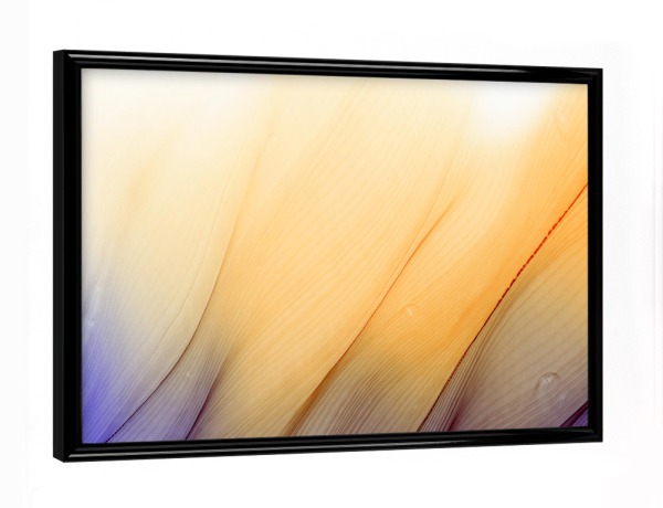 Poster mit schwarzem Rahmen "Morning Light on Hills" artboxONE - Abstrakt