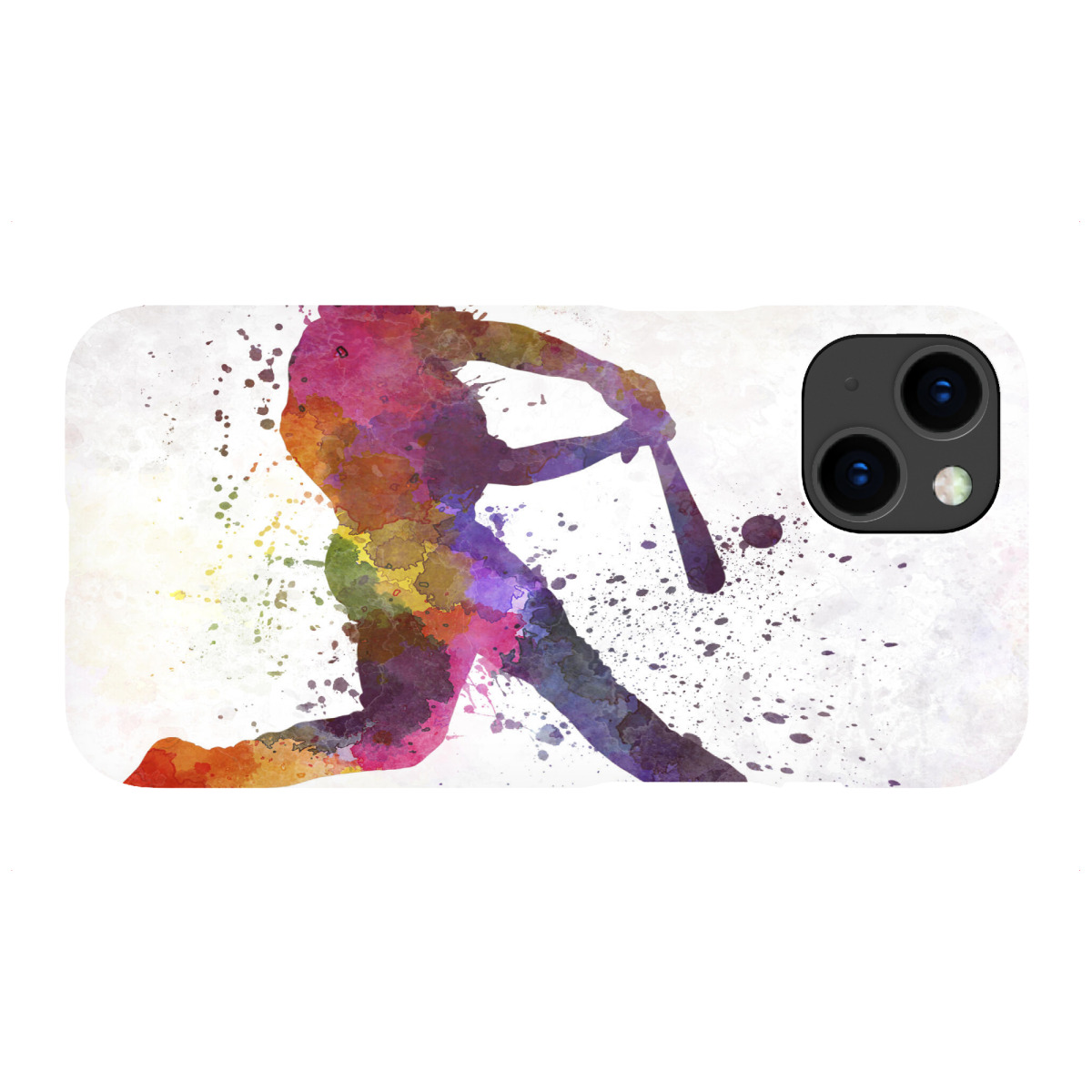 "Baseball pitcher with bat"für iPhone - Premium-Case Handyhülle artboxONE