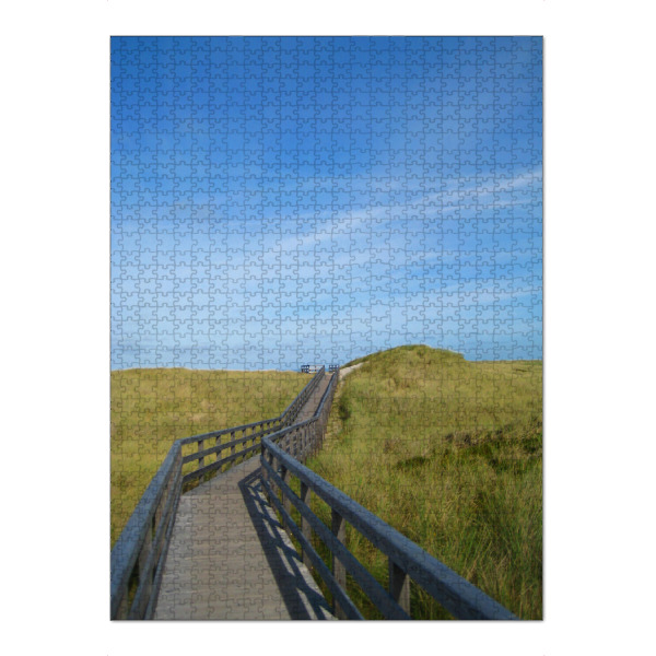 Puzzle Ravensburger "Holzsteg durch die Dünen" artboxONE - Natur,Reise,Reise / Strand und Meer
