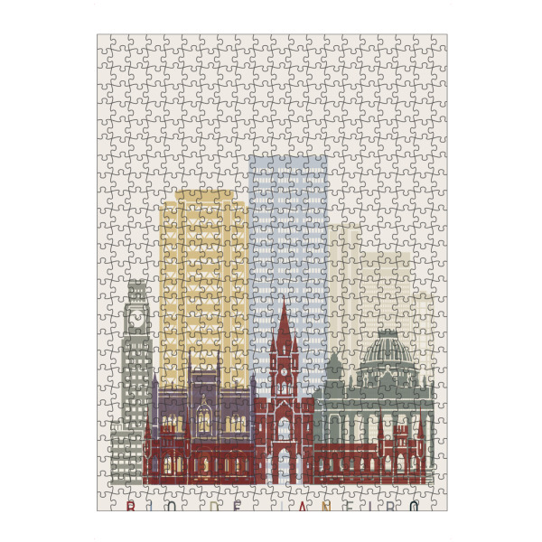 Puzzle Ravensburger "Rio de Janeiro V2 skyline" artboxONE - Städte,Architektur
