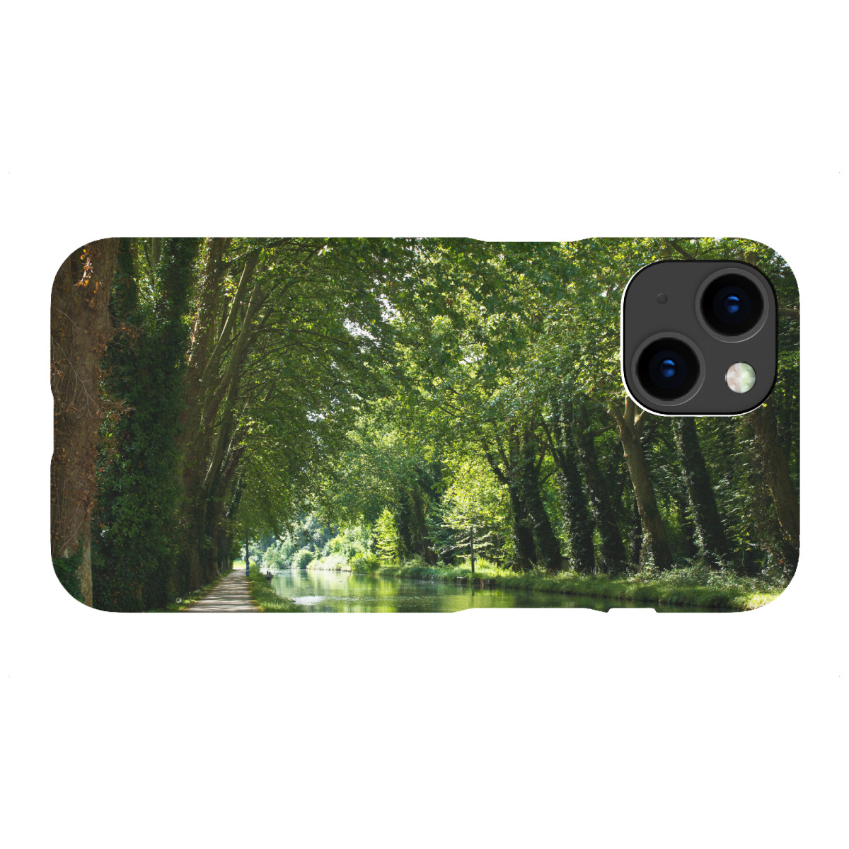 iPhone "Weg am Canal du Midi" Premium-Case Handyhülle artboxONE