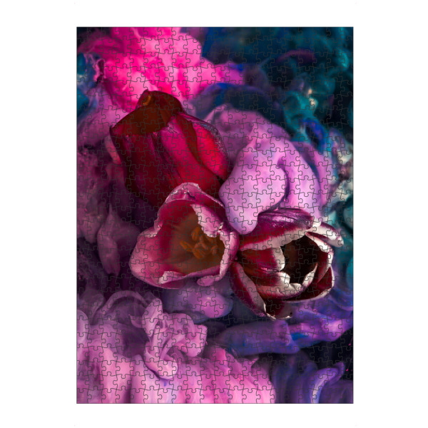 artboxONE Puzzle "Tulpen unter Wasser" artboxONE - Natur,Floral,Abstrakt