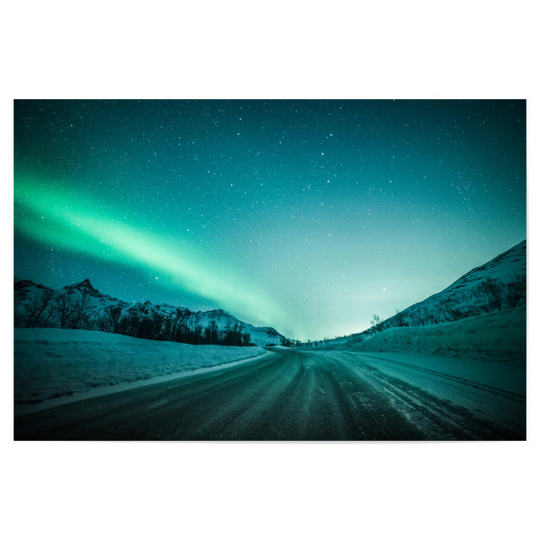 Poster "Arktische Straße" artboxONE - Natur,Reise