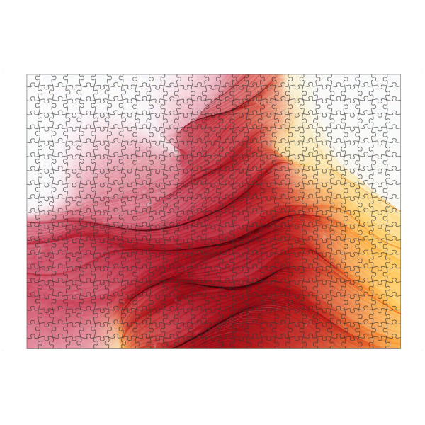 artboxONE Puzzle "Waves on Mountain" artboxONE - Abstrakt