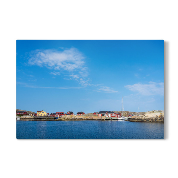 Galerie-Print "Hafen auf den Wetterinseln" 30x20 cm artboxONE