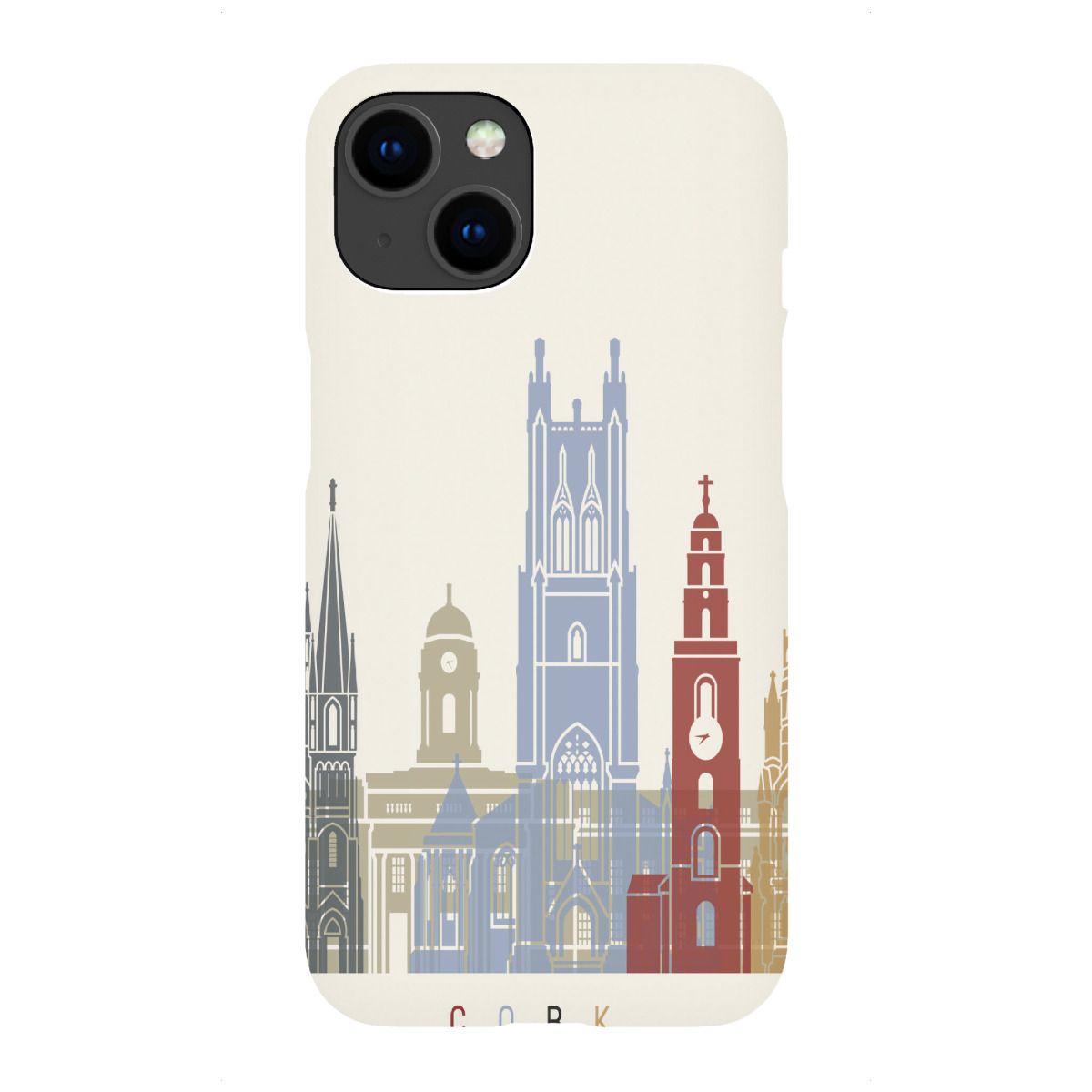 "Cork skyline"für iPhone - Premium-Case Handyhülle artboxONE