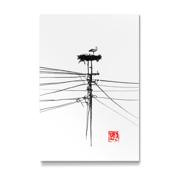 Galerie-Print "Storke nest" 30x20 cm artboxONE