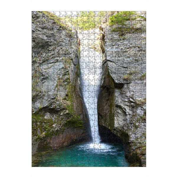 Puzzle Ravensburger "Wasserfall in den Bergen" artboxONE - Natur,Reise