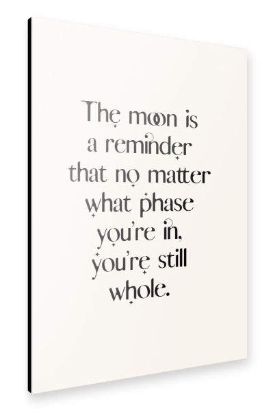Alu-Dibond "Empowerment growth quote" 30x20 cm artboxONE