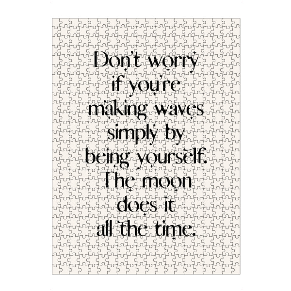 Puzzle Ravensburger "Selflove empowering quote" artboxONE - Typografie,Natur,Galaxy