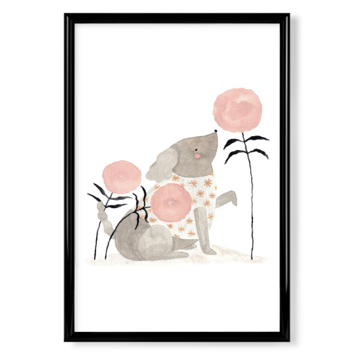 Voglhuber - Hund und Blume