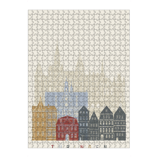 Puzzle Ravensburger "Tübingen skyline" artboxONE - Städte,Architektur