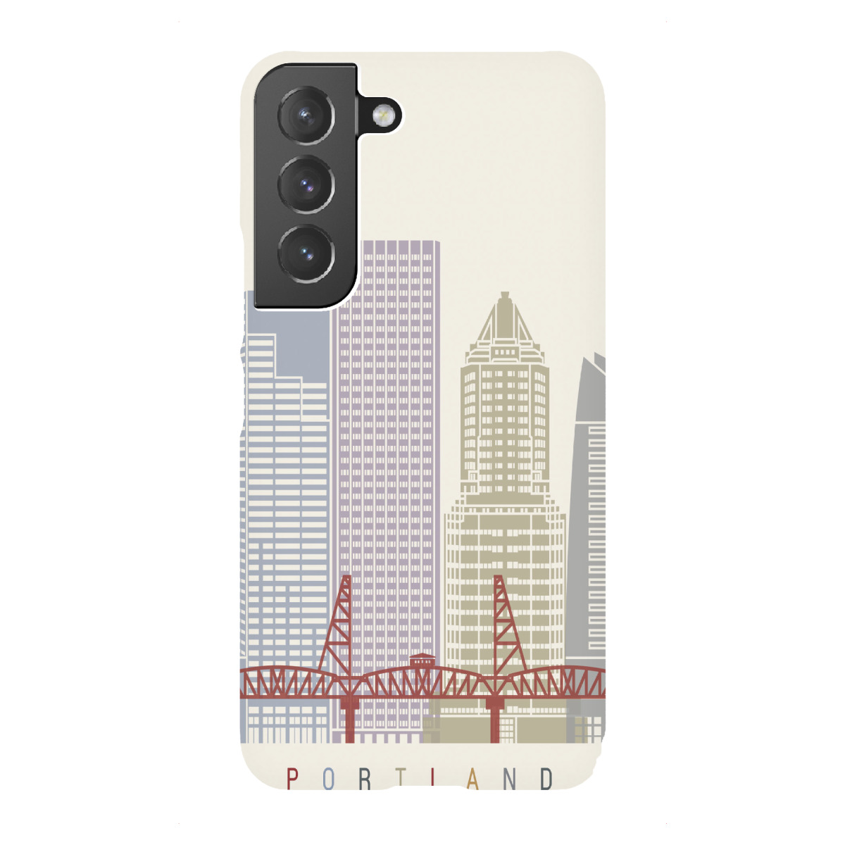 "Portland skyline"für Samsung Galaxy - Premium-Case Handyhülle artboxONE