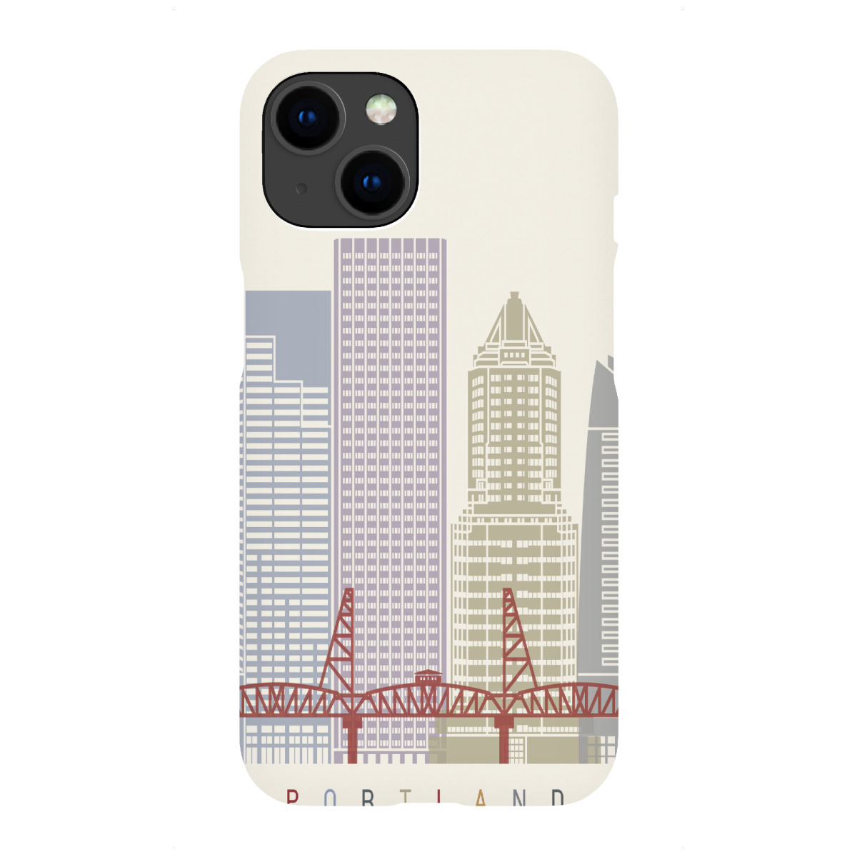 "Portland skyline"für iPhone - Premium-Case Handyhülle artboxONE