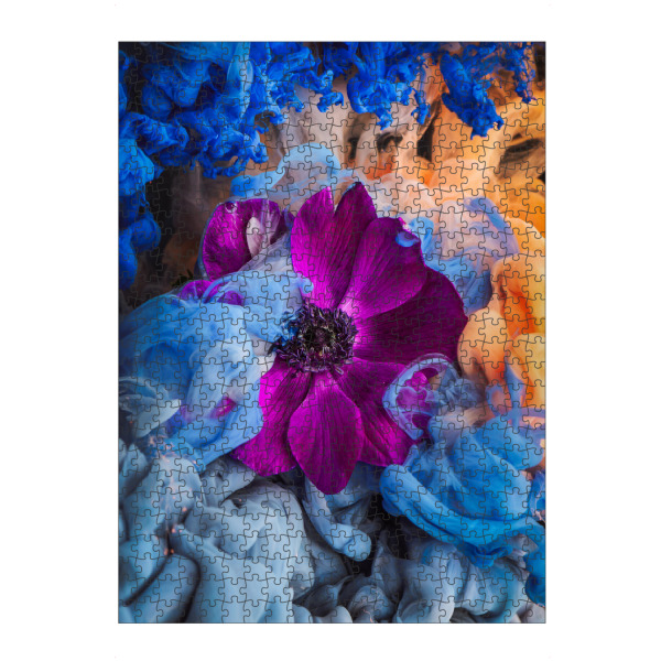 Puzzle Ravensburger "Pink Anemone" artboxONE - Natur,Floral,Abstrakt
