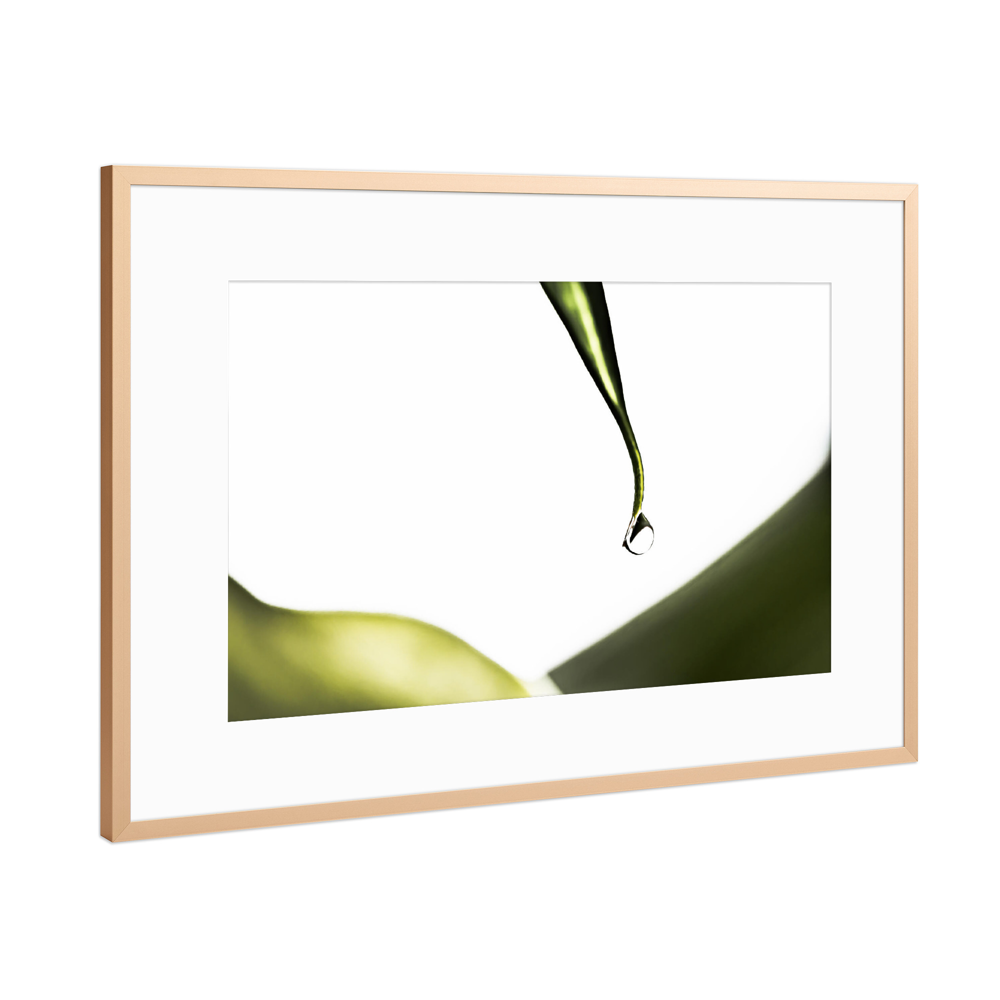 Poster mit Rahmen Kupfer "Losing Water" artboxONE - Natur,Floral,Abstrakt,Für Mama
