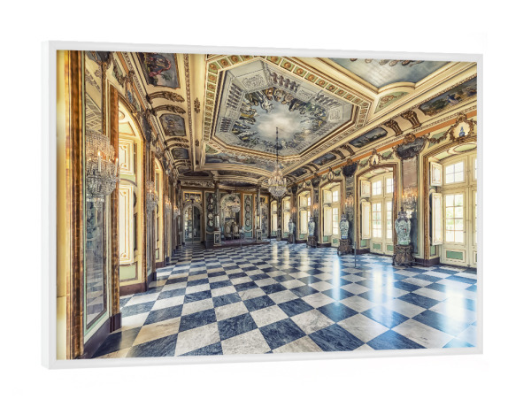 Poster mit weißem Rahmen "Palacio Real de Queluz" artboxONE - Städte,Reise,Architektur,Reise / Länder,Städte / Weitere