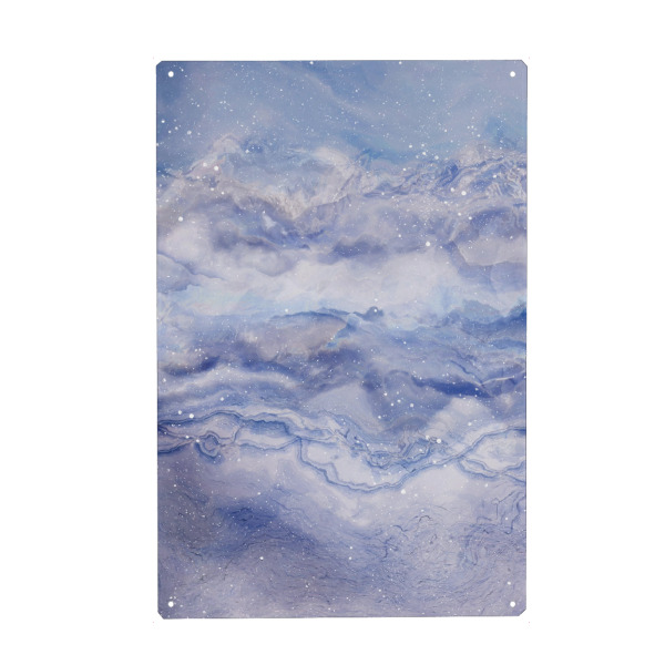 Holzbild "Crystallized Lilac" artboxONE - Abstrakt,Galaxy - Kristalle,Textur,Abstract,Abstrakt,Sky,Himmel,Wolken,Clouds