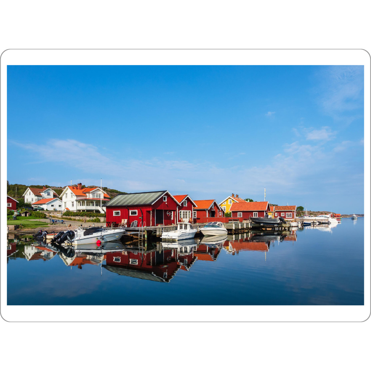 Tischset "Häuser und Boote" artboxONE - Natur,Reise,Architektur,Reise / Strand und Meer,Reise / Länder