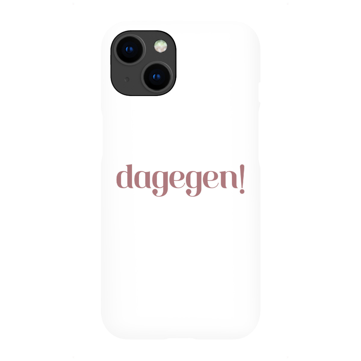 iPhone "Dagegen! Altrosa" Premium-Case Handyhülle artboxONE