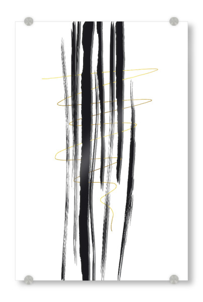 Acrylglasbild "DEKO LINIEN Geradlinig" artboxONE - Abstrakt