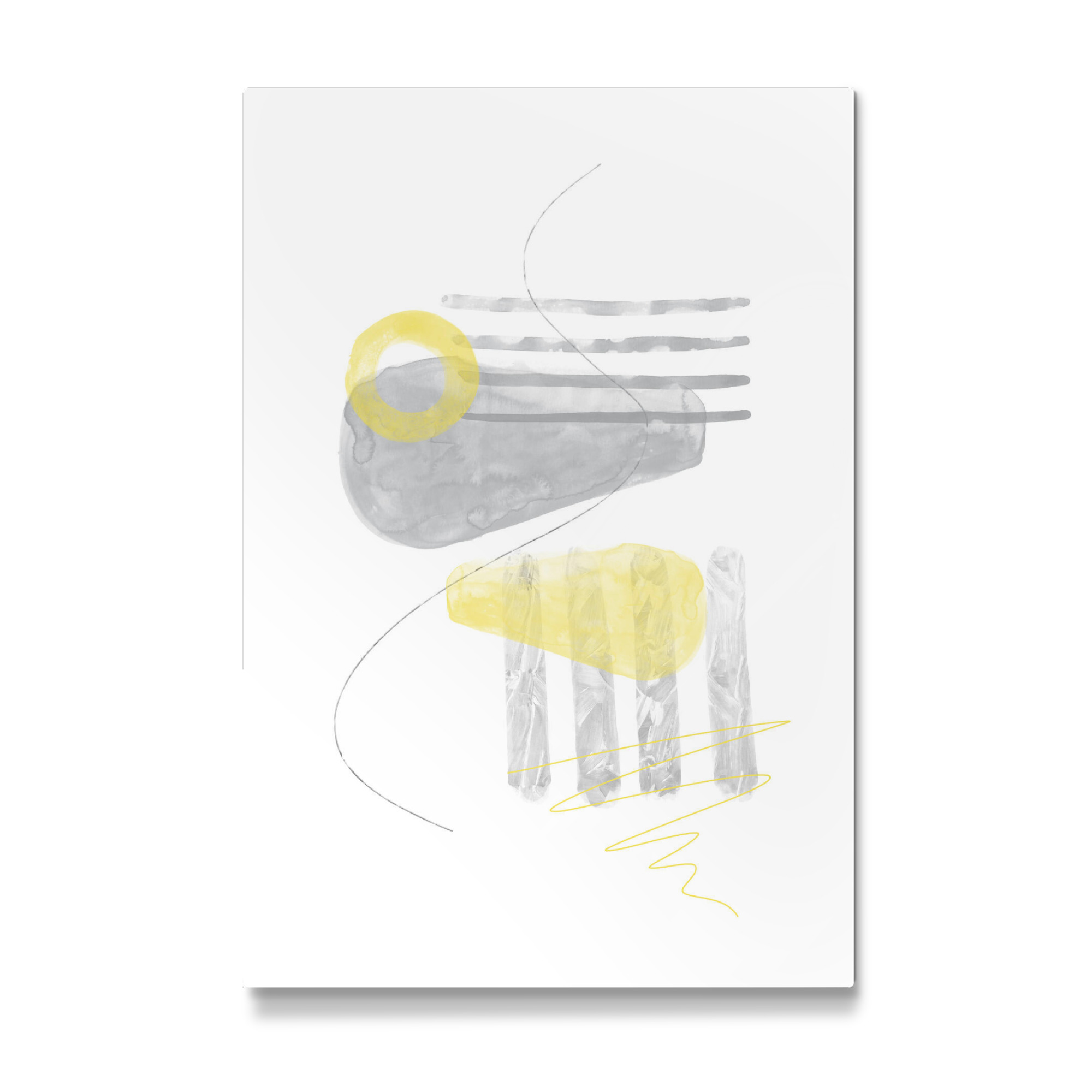 Galerie-Print "Retro Aquarell-Formen" 75x50 cm artboxONE