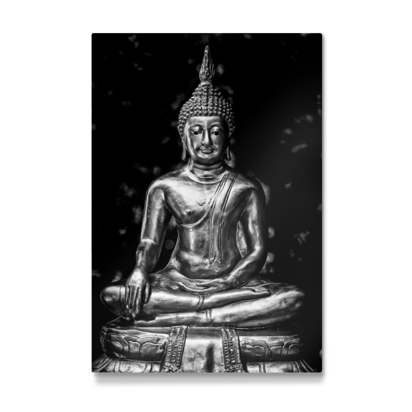 Galerie-Print "Buddha Figur im Tempel" 30x20 cm artboxONE