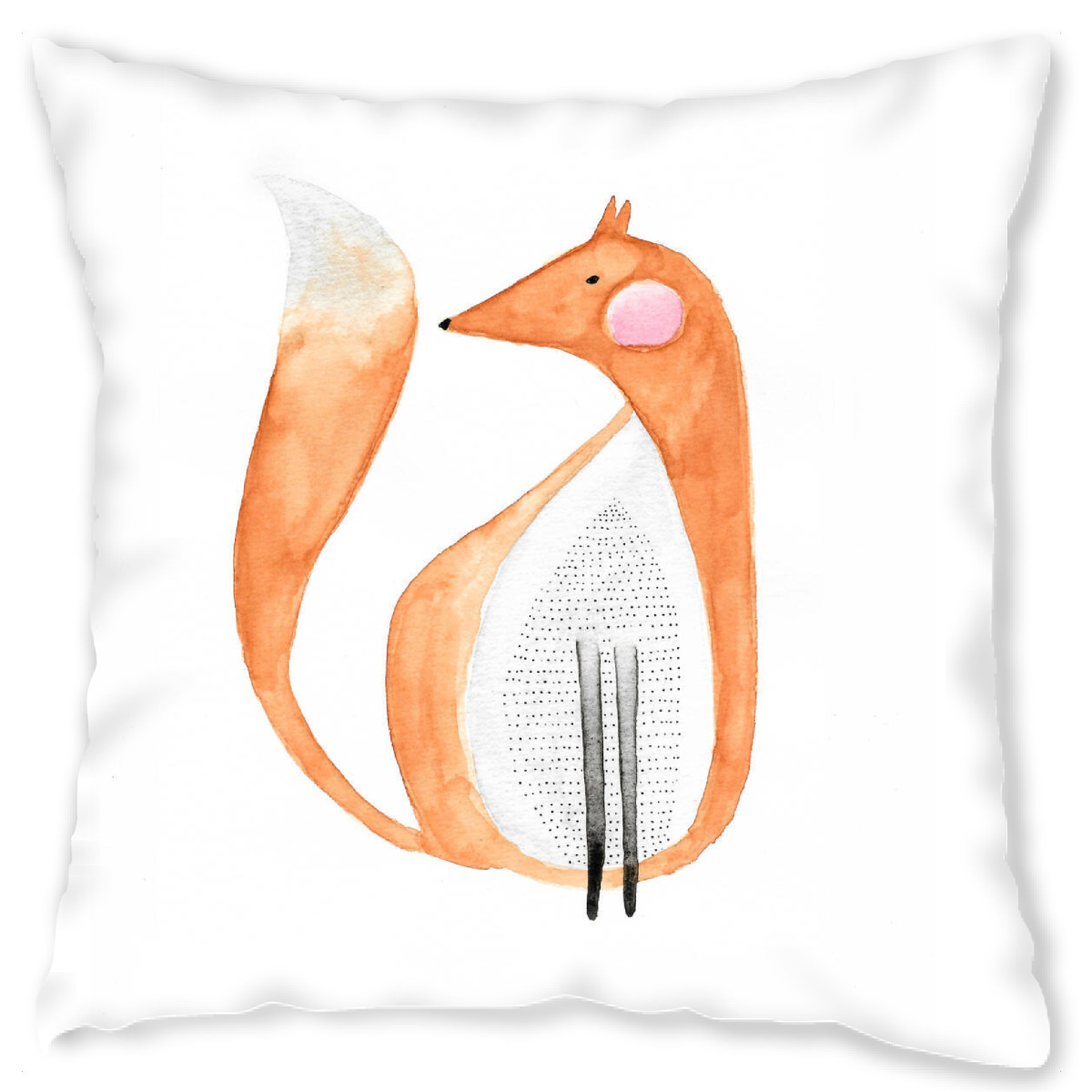 Design-Kissen "Bianca Peters - Wasserfarben Fuchs" artboxONE - Natur,Tiere