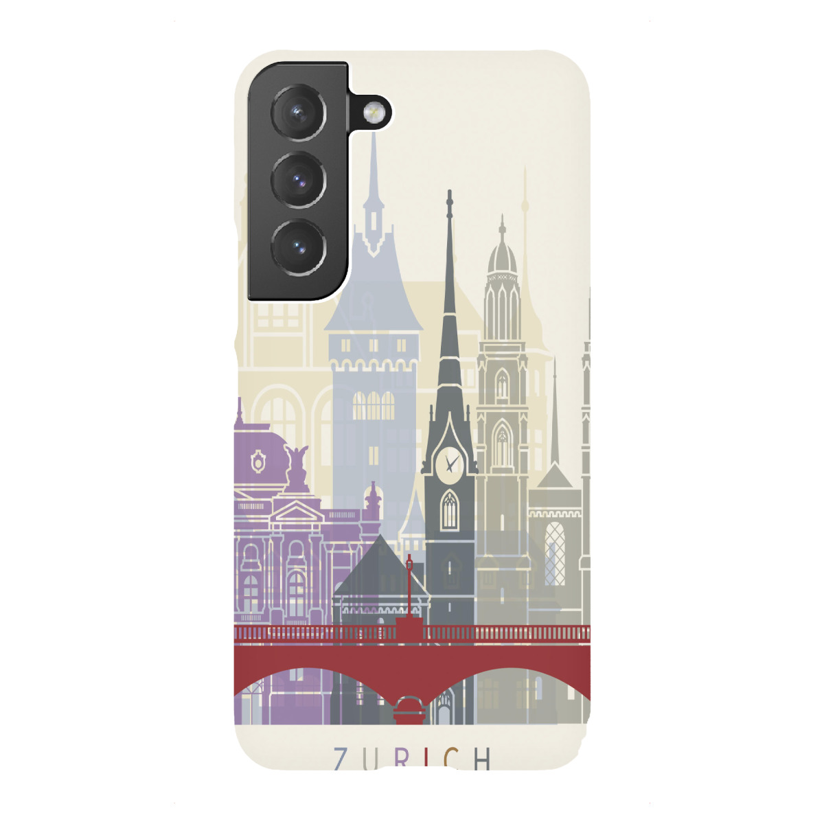 "ZURICH SKYLINE"für Samsung Galaxy - Premium-Case Handyhülle artboxONE