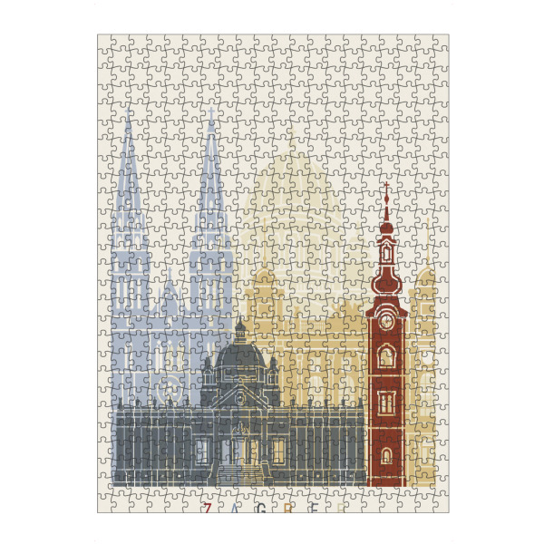 artboxONE Puzzle "Zagreb skyline" artboxONE - Städte,Architektur