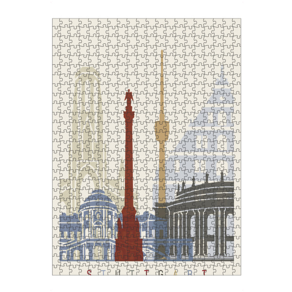 artboxONE Puzzle "Stuttgart skyline" artboxONE - Städte,Architektur