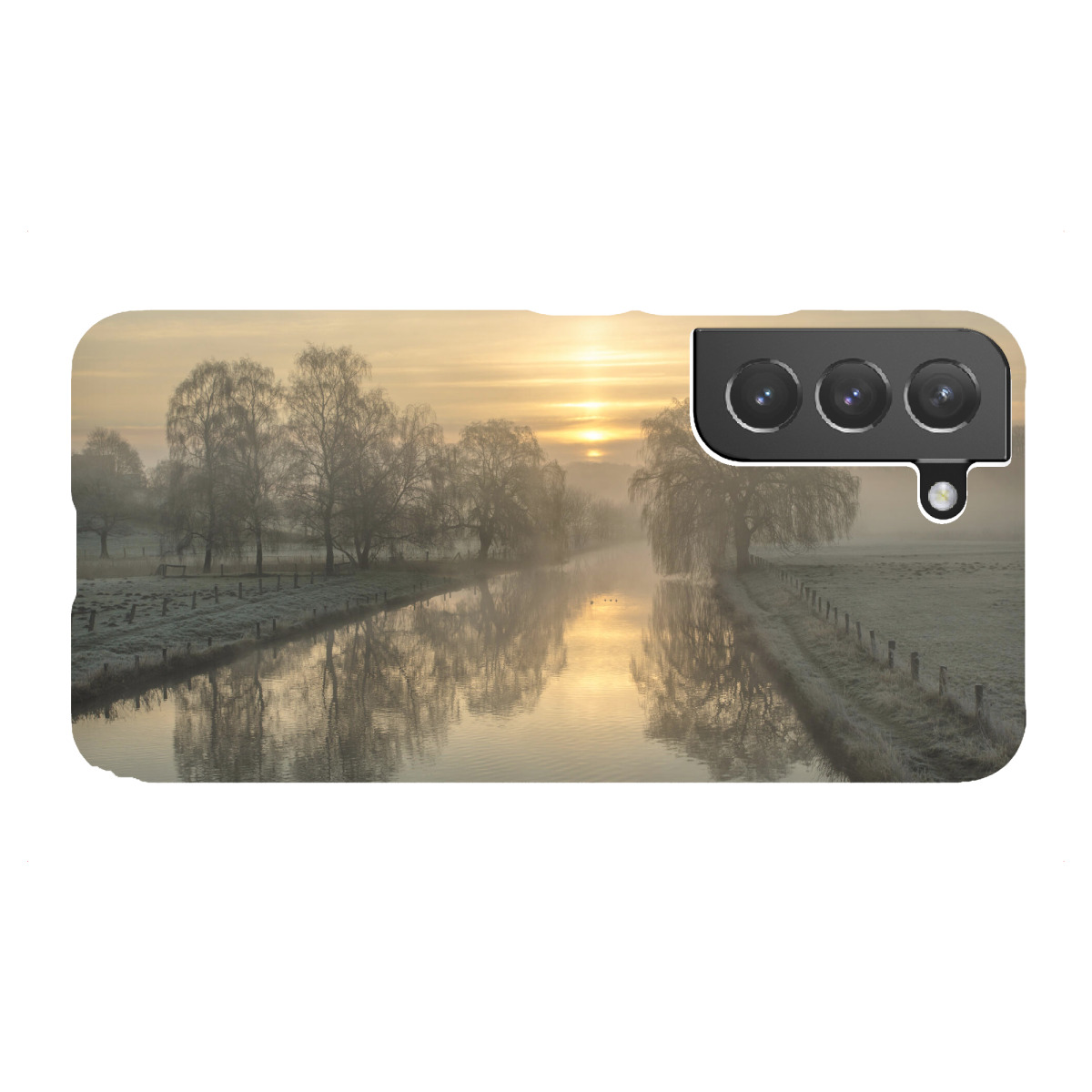 "Frostiger Morgen an der Trave"für Samsung Galaxy - Premium-Case Handyhülle artboxONE