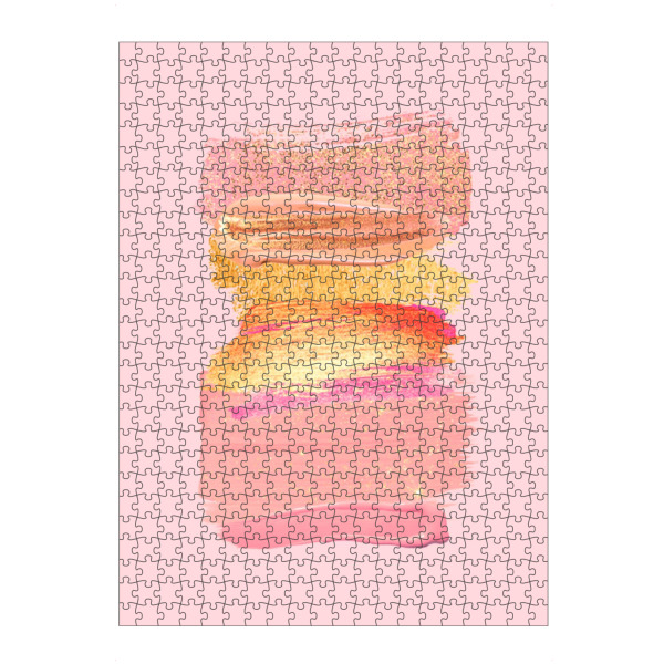 artboxONE Puzzle "Shiny Pink Shadows" artboxONE - Abstrakt - Pink,Rose,Gold,Paint,Make up,Glitter,Shiny - Bild pink