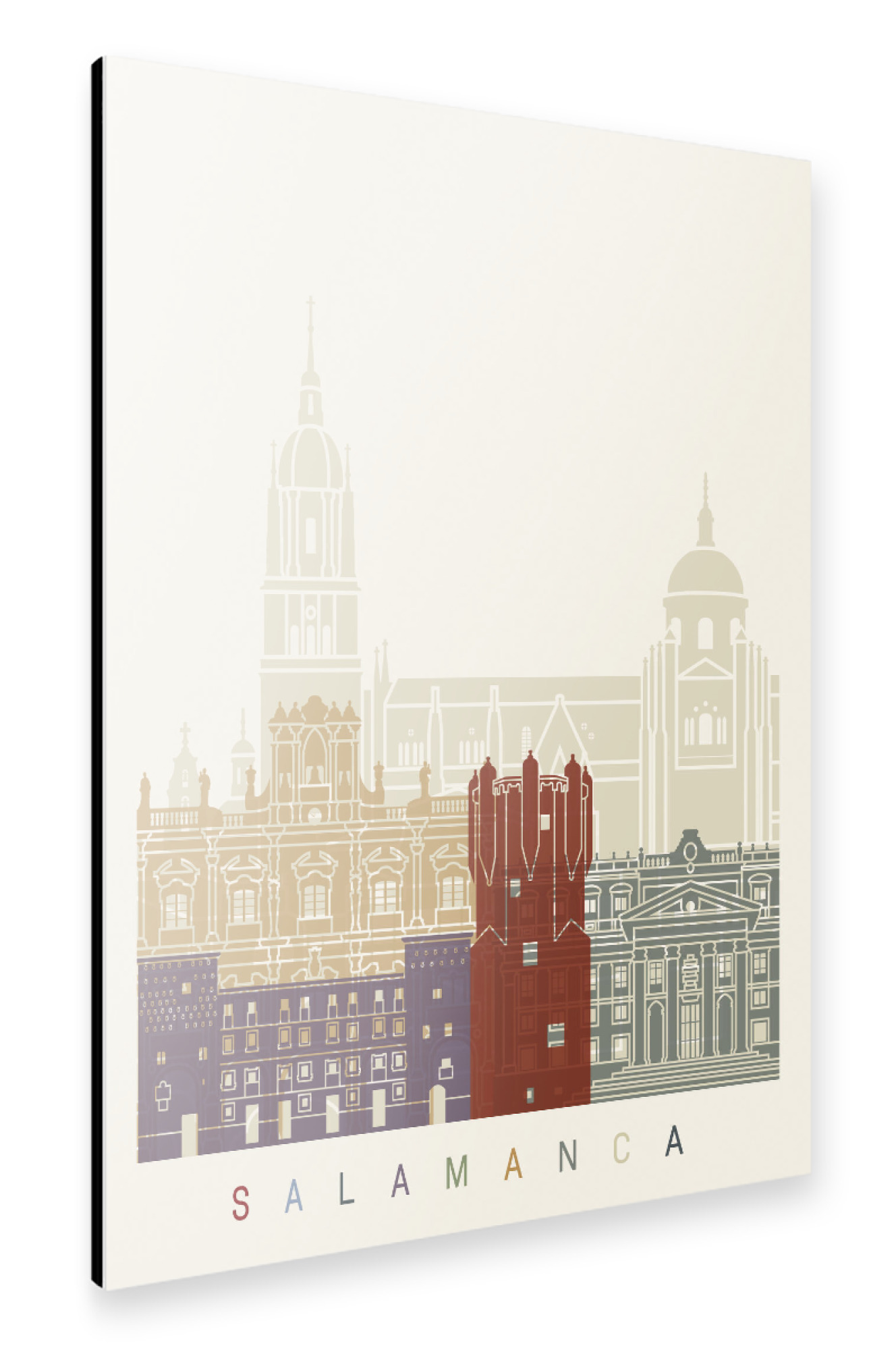 Alu-Dibond "Salamanca skyline" 75x50 cm artboxONE