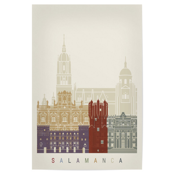 Poster 30x20 cm "Salamanca skyline" artboxONE - Städte,Architektur