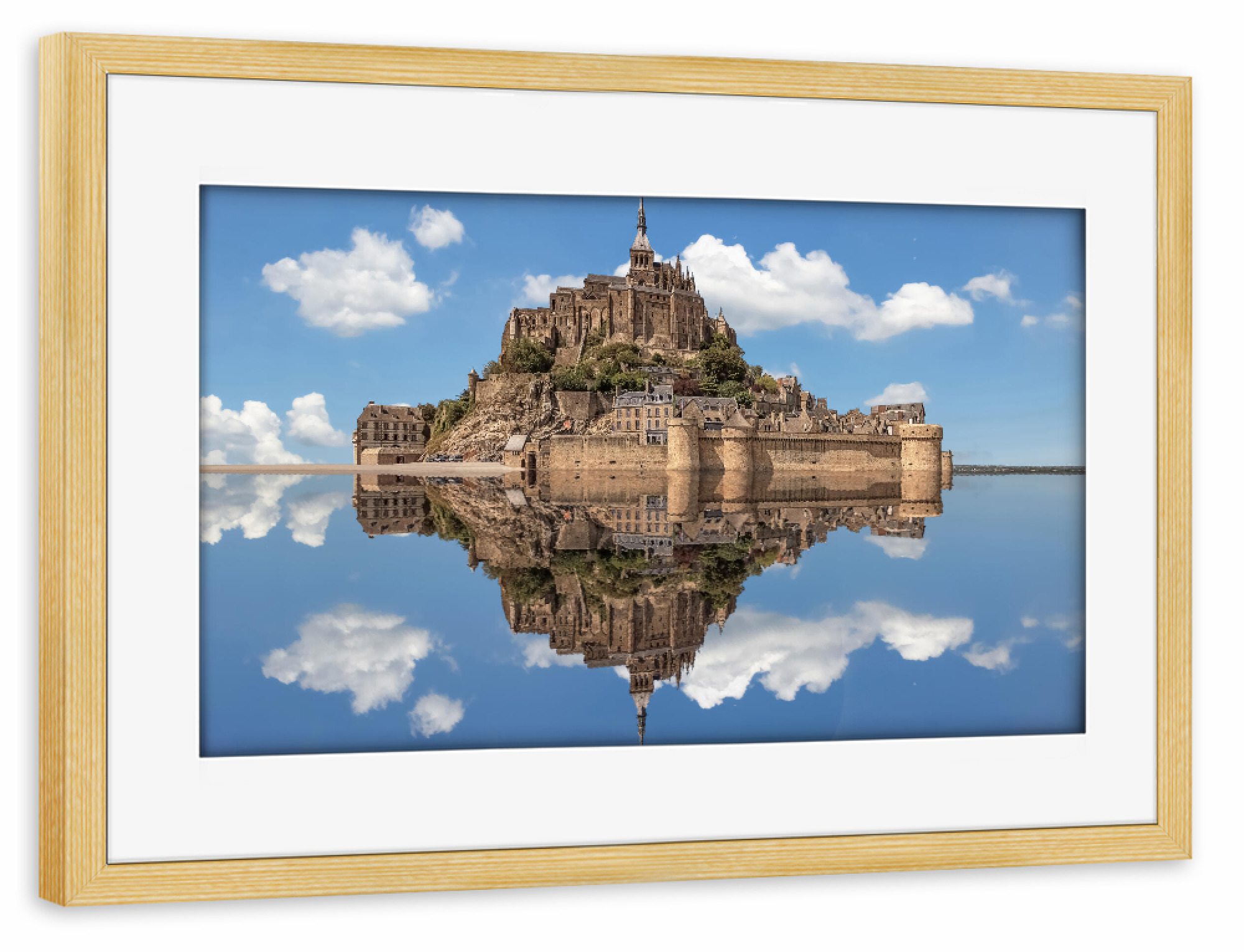 Poster mit Rahmen kiefer "Wonder of France" artboxONE - Natur,Reise,Architektur,Reise / Strand und Meer,Reise / Länder