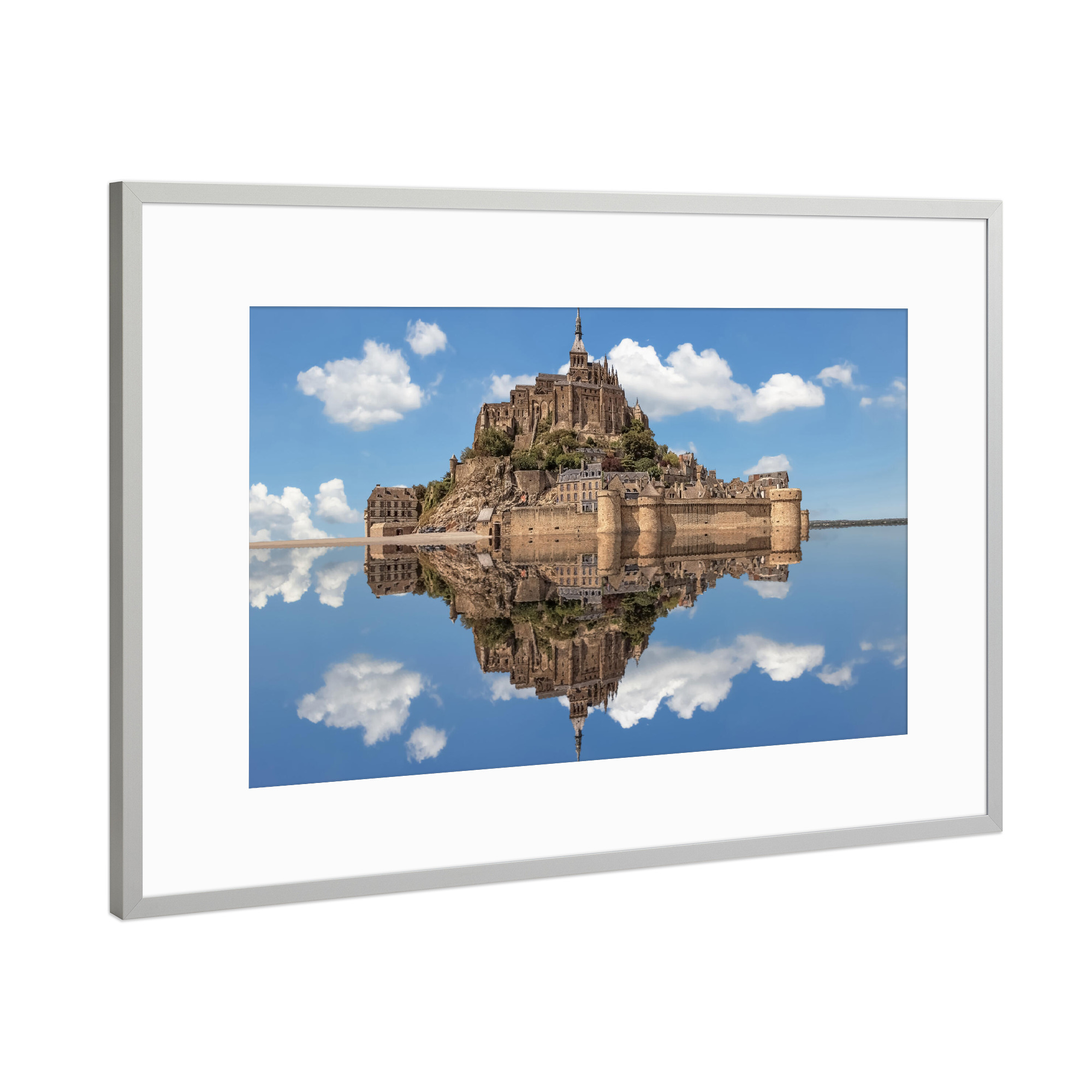 Poster mit Rahmen Silber "Wonder of France" artboxONE - Natur,Reise,Architektur,Reise / Strand und Meer,Reise / Länder