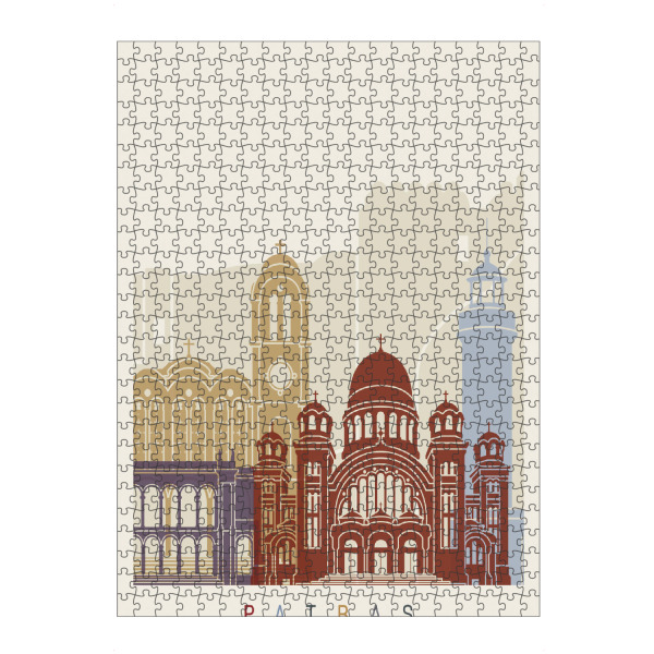 artboxONE Puzzle "Patras skyline" artboxONE - Städte,Architektur
