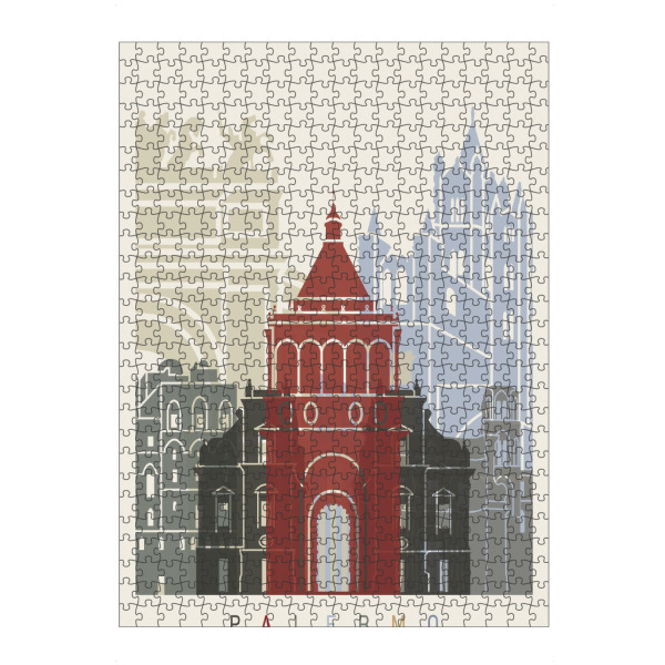 Puzzle Ravensburger "Palermo skyline" artboxONE - Städte,Architektur