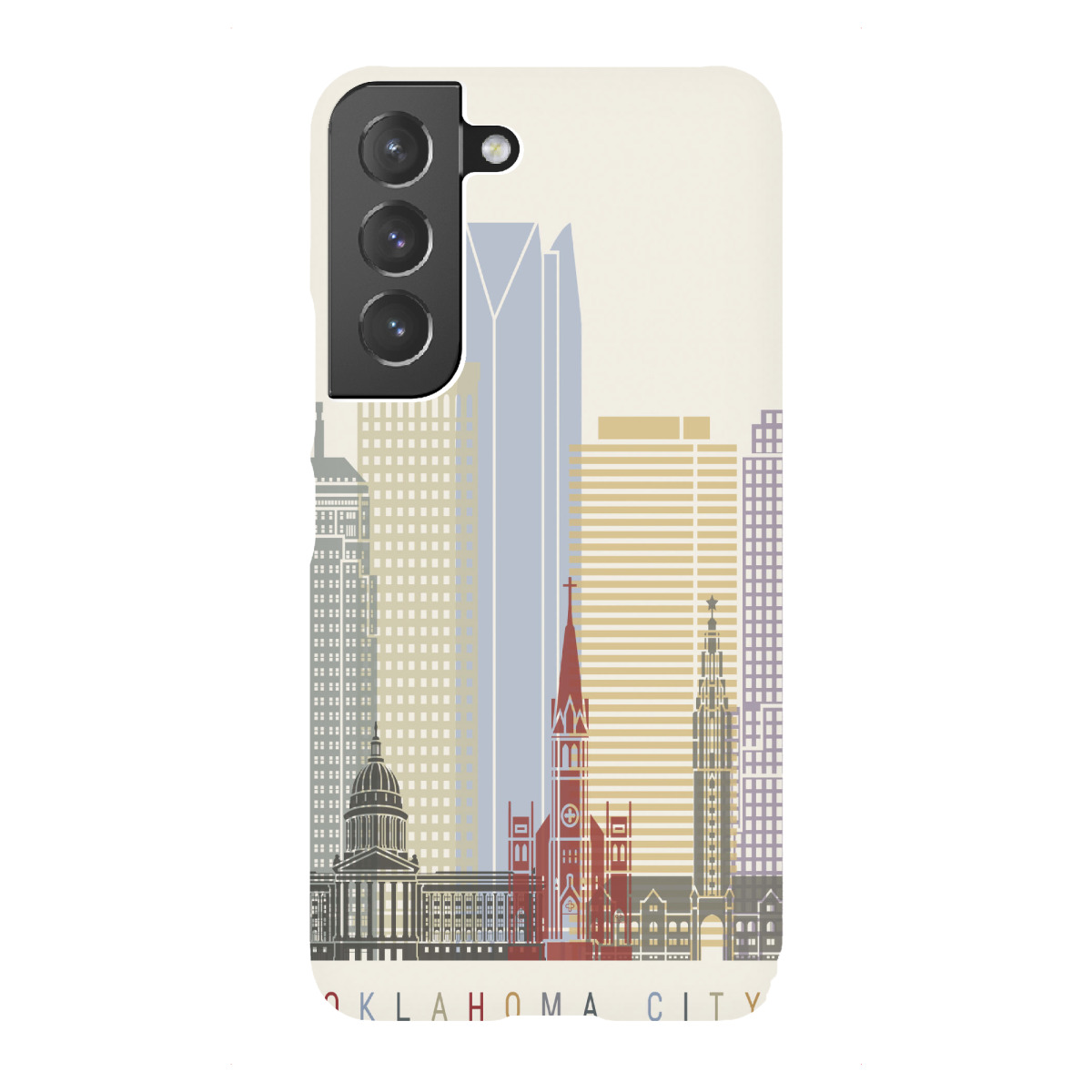 "Oklahoma City skyline-b"für Samsung Galaxy - Premium-Case Handyhülle artboxONE