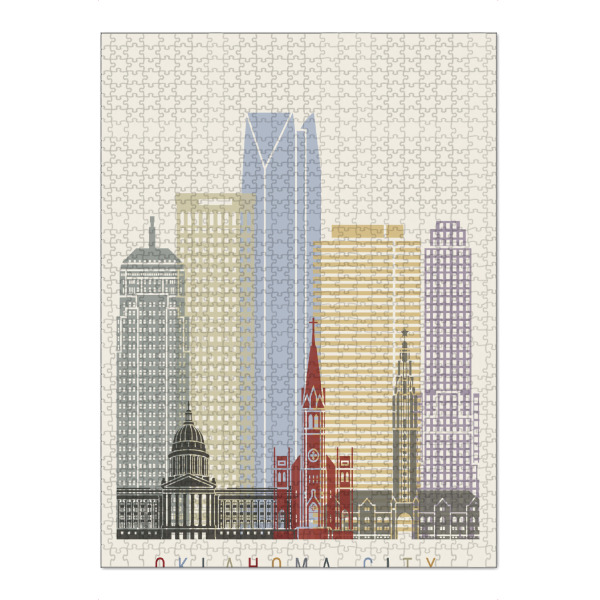 Puzzle Ravensburger "Oklahoma City skyline-b" artboxONE - Städte,Architektur