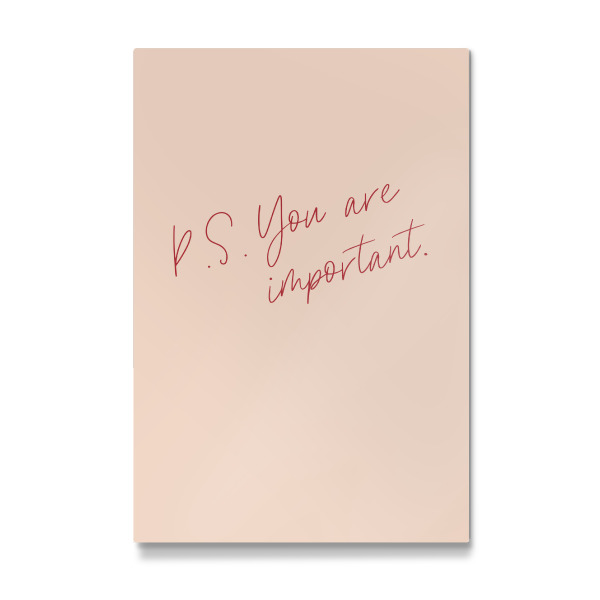 Galerie-Print "P.S. You are important" 30x20 cm artboxONE