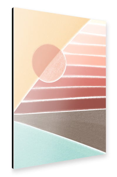 Alu-Dibond "Light and shine" 30x20 cm artboxONE