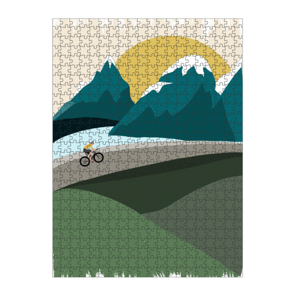 artboxONE Puzzle "Mountain ride" artboxONE - Sport,Sport / Motivation
