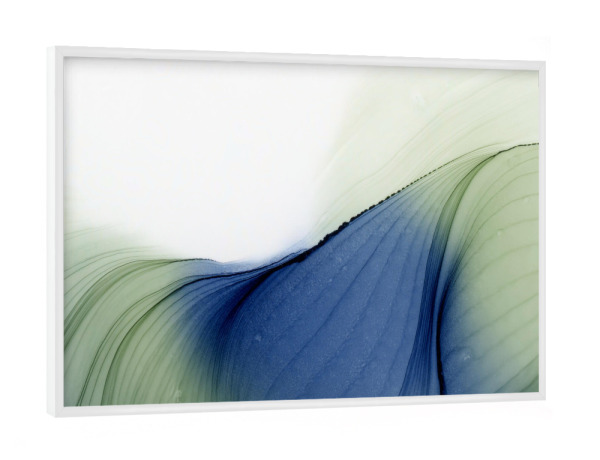 Poster mit weißem Rahmen "Abstract - the Hills" artboxONE - Abstrakt