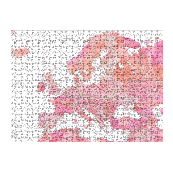 Puzzle Ravensburger "Detailed map of Europe, Tatiana" artboxONE - Kartografie
