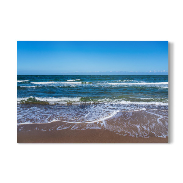 Galerie-Print "Strand am Meer mit Wellen" 30x20 cm artboxONE