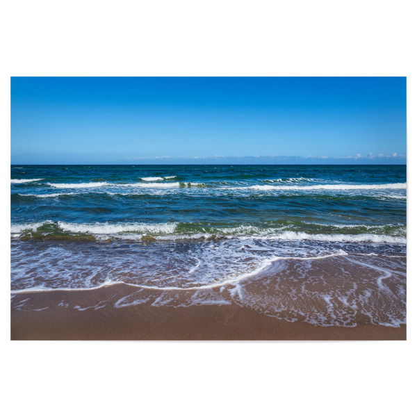 Poster 30x20 cm "Strand am Meer mit Wellen" artboxONE - Natur,Reise,Reise / Strand und Meer