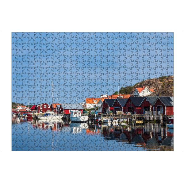 Puzzle Ravensburger "Boote und Bootshäuser" artboxONE - Natur,Reise,Architektur,Reise / Strand und Meer,Reise / Länder
