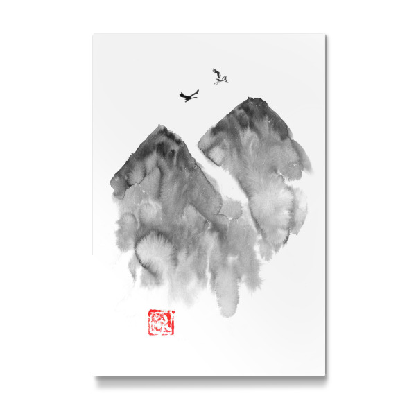 Galerie-Print "Birds over the mountain" 30x20 cm artboxONE